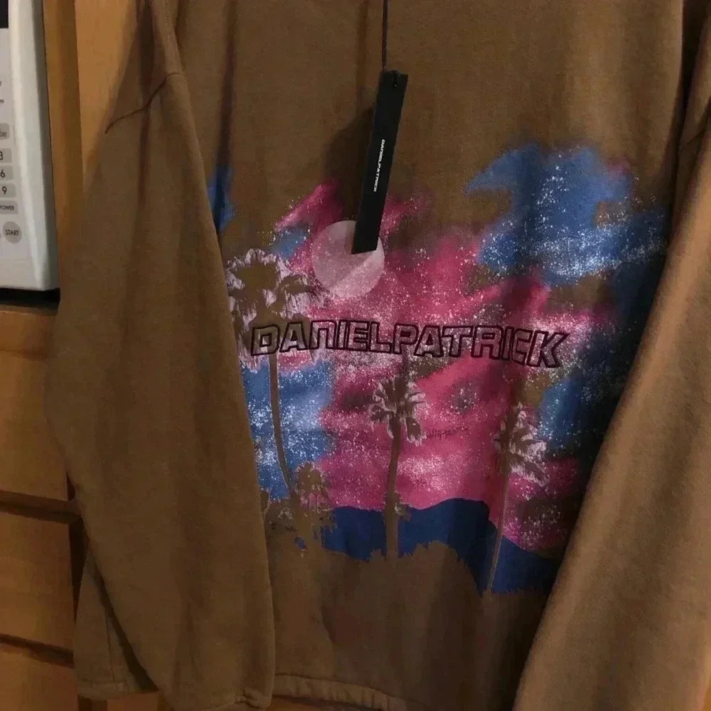 Daniel Patrick Men's Small Brown Sweatshirt. New With Tags